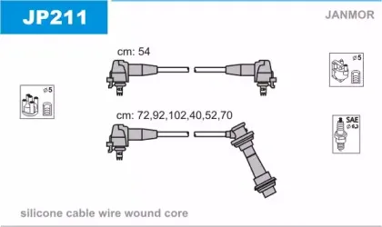 Комплект проводов зажигания JANMOR купить