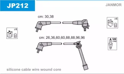 Комплект проводов зажигания JANMOR купить