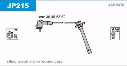 Комплект проводов зажигания JANMOR купить