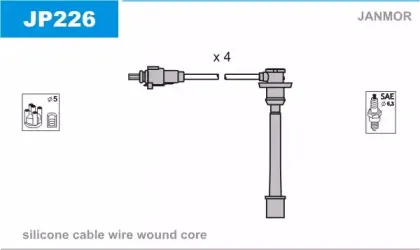 Комплект проводов зажигания JANMOR купить