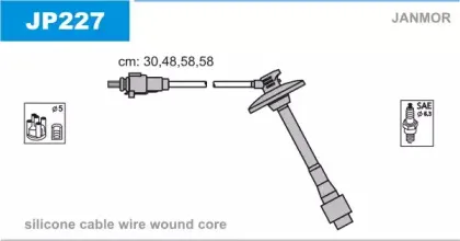 Комплект проводов зажигания JANMOR купить