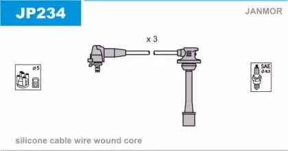 Комплект проводов зажигания JANMOR купить