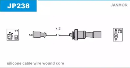 Комплект проводов зажигания JANMOR купить