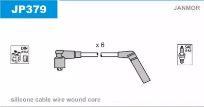Комплект проводов зажигания JANMOR купить