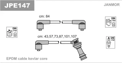 Комплект проводов зажигания JANMOR купить