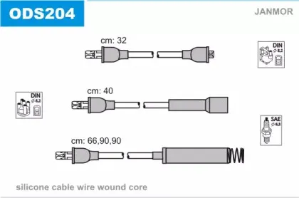 Комплект проводов зажигания JANMOR купить