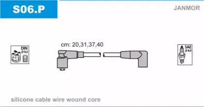 Комплект проводов зажигания JANMOR купить