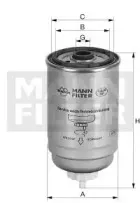 Топливный фильтр MANN-FILTER купить