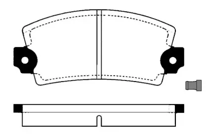 Комплект тормозных колодок, дисковый тормоз RAICAM купить