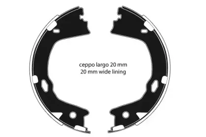 Комплект тормозных колодок, стояночная тормозная система RAICAM купить
