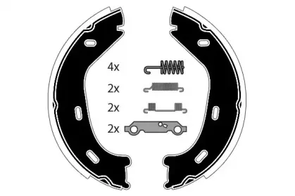 Комплект тормозных колодок, стояночная тормозная система RAICAM купить