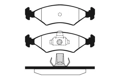 Комплект тормозных колодок, дисковый тормоз RAICAM купить