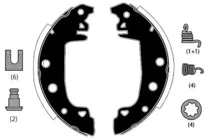 Комплект тормозных колодок RAICAM купить