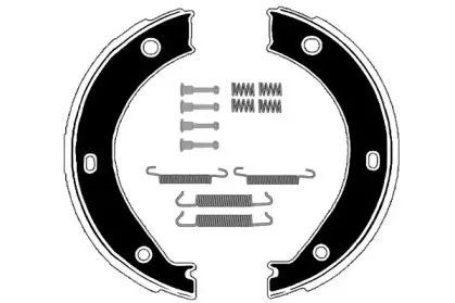 Комплект тормозных колодок, стояночная тормозная система RAICAM купить