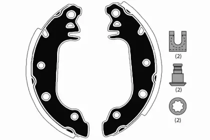 Комплект тормозных колодок RAICAM купить