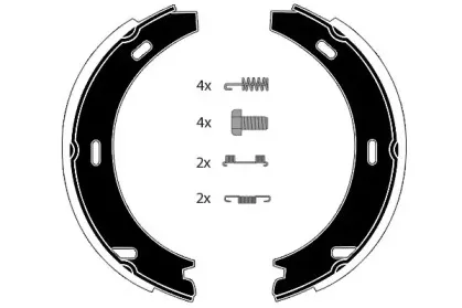 Комплект тормозных колодок, стояночная тормозная система RAICAM купить