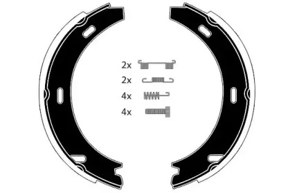 Комплект тормозных колодок, стояночная тормозная система RAICAM купить