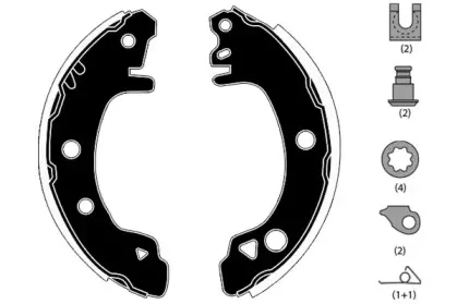Комплект тормозных колодок RAICAM купить