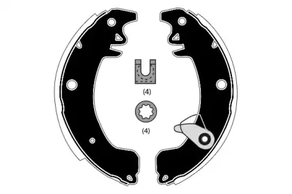 Комплект тормозных колодок RAICAM купить