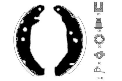 Комплект тормозных колодок RAICAM купить