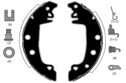 Комплект тормозных колодок RAICAM купить