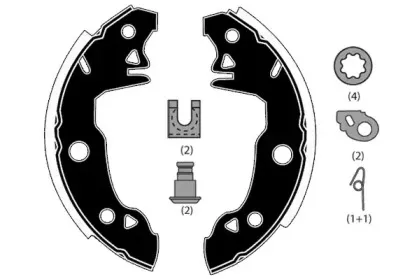 Комплект тормозных колодок RAICAM купить