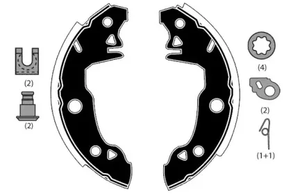 Комплект тормозных колодок RAICAM купить