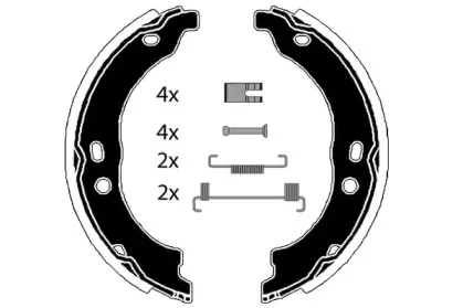 Комплект тормозных колодок, стояночная тормозная система RAICAM купить