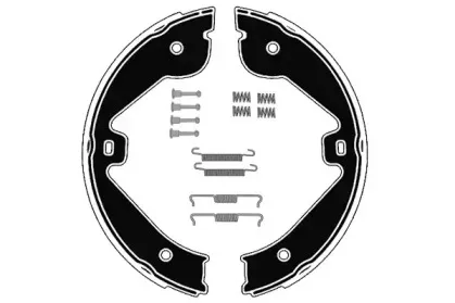 Комплект тормозных колодок, стояночная тормозная система RAICAM купить