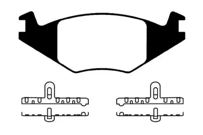 Комплект тормозных колодок, дисковый тормоз RAICAM купить