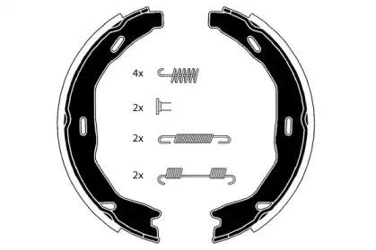 Комплект тормозных колодок, стояночная тормозная система RAICAM купить