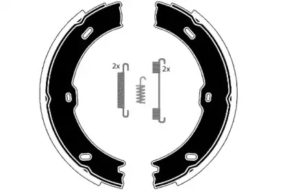 Комплект тормозных колодок, стояночная тормозная система RAICAM купить