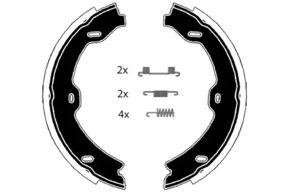 Комплект тормозных колодок, стояночная тормозная система RAICAM купить