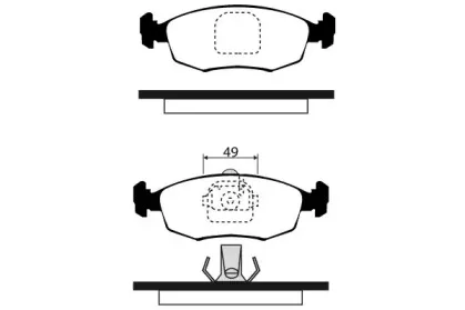 Комплект тормозных колодок, дисковый тормоз RAICAM купить