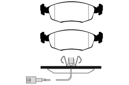 Комплект тормозных колодок, дисковый тормоз RAICAM купить