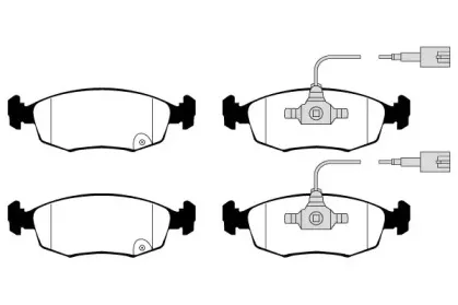 Комплект тормозных колодок, дисковый тормоз RAICAM купить