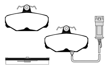 Комплект тормозных колодок, дисковый тормоз RAICAM купить