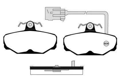 Комплект тормозных колодок, дисковый тормоз RAICAM купить
