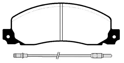 Комплект тормозных колодок, дисковый тормоз RAICAM купить