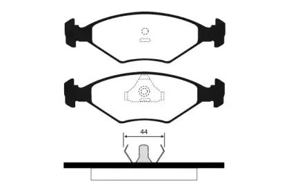 Комплект тормозных колодок, дисковый тормоз RAICAM купить