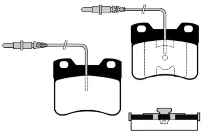 Комплект тормозных колодок, дисковый тормоз RAICAM купить