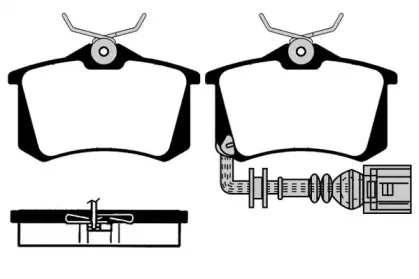Комплект тормозных колодок, дисковый тормоз RAICAM купить