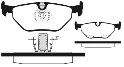 Комплект тормозных колодок, дисковый тормоз RAICAM купить
