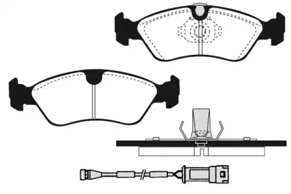 Комплект тормозных колодок, дисковый тормоз RAICAM купить