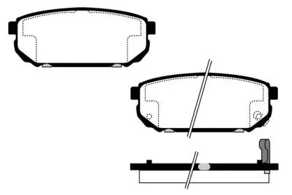 Комплект тормозных колодок, дисковый тормоз RAICAM купить
