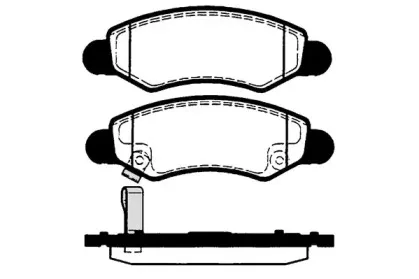 Комплект тормозных колодок, дисковый тормоз RAICAM купить