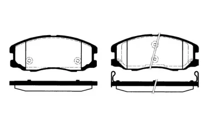 Комплект тормозных колодок, дисковый тормоз RAICAM купить