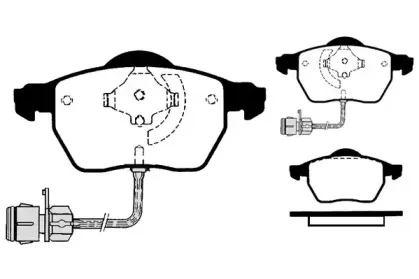 Комплект тормозных колодок, дисковый тормоз RAICAM купить