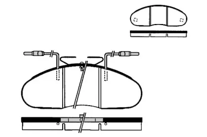 Комплект тормозных колодок, дисковый тормоз RAICAM купить