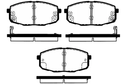 Комплект тормозных колодок, дисковый тормоз RAICAM купить